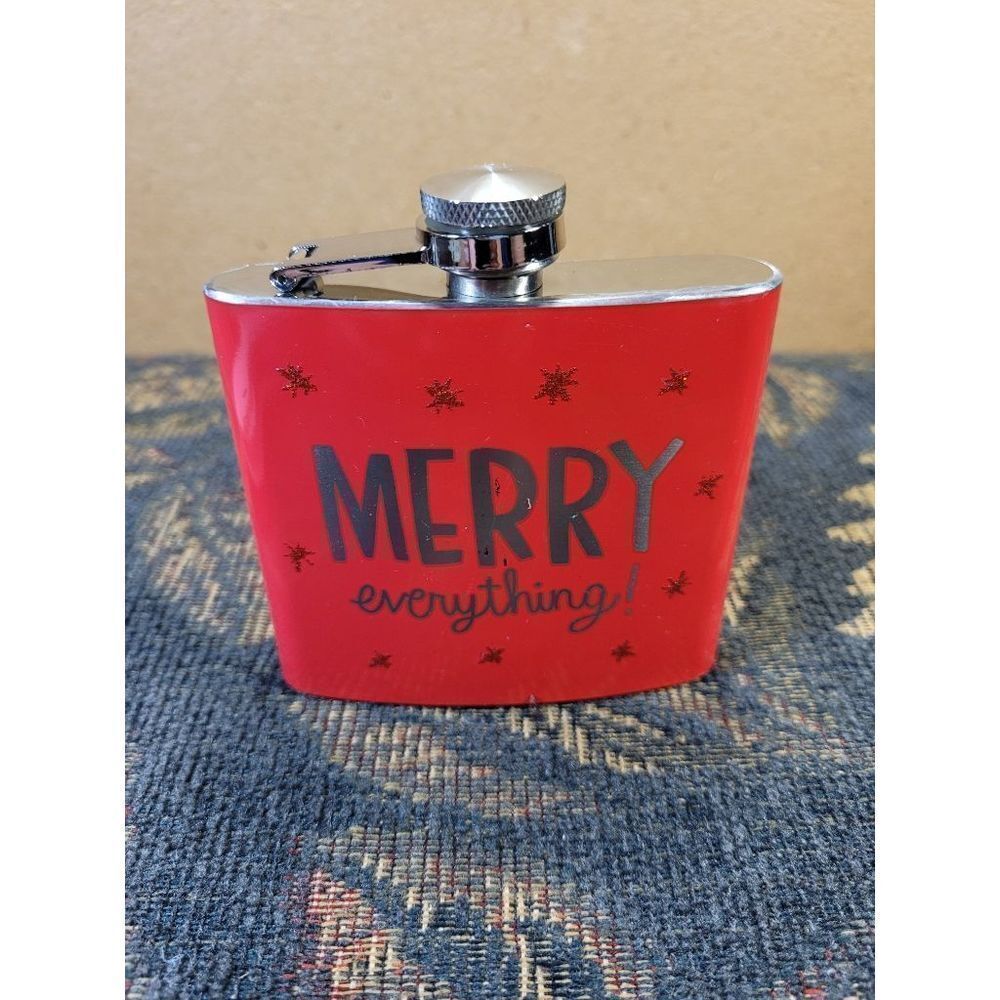 Merry Everything 5 oz Stainless Steel Flask